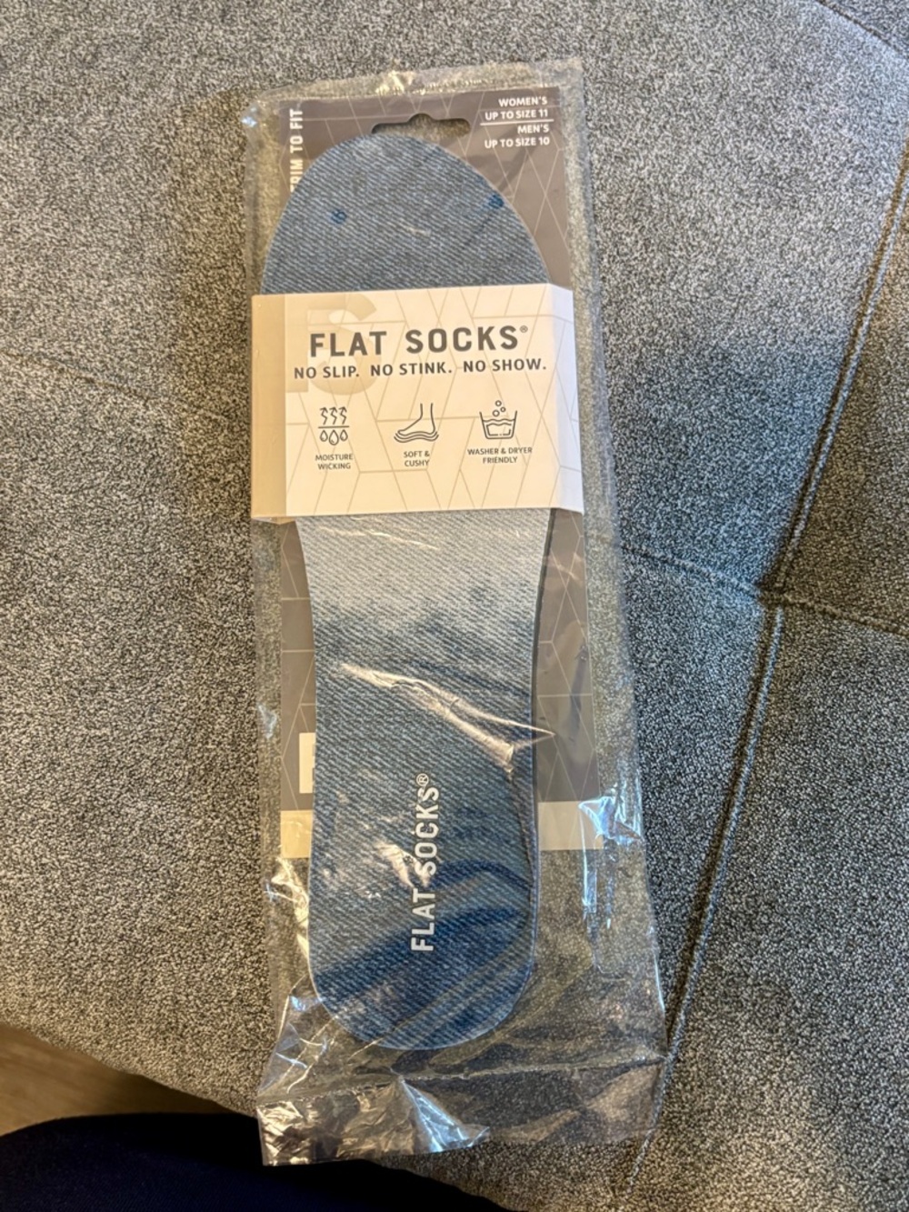 Women’s No-Show Athletic Liner - Blue